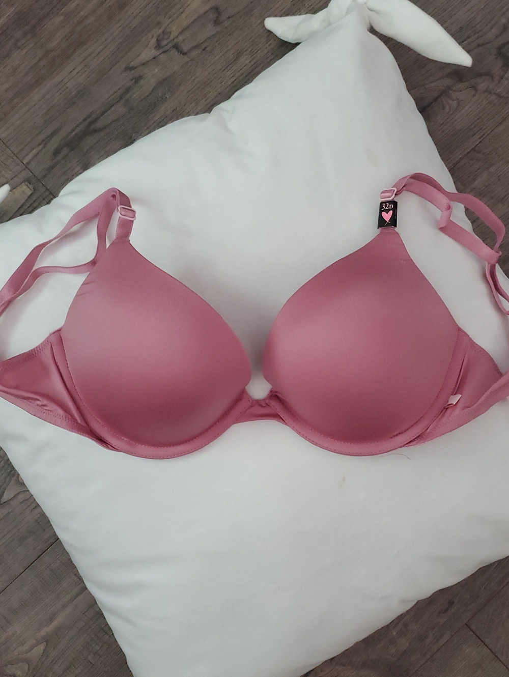 Victoria's Secret Pink Satin T-Shirt Bra